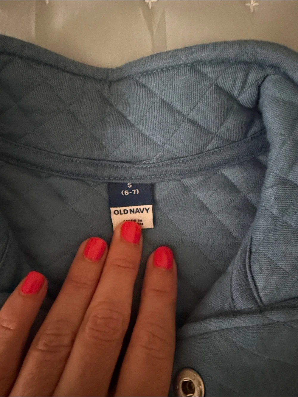Old Navy Quilted pullover